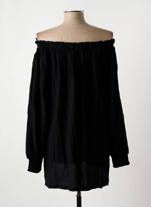 Tunică mâneci lungi negru SHEEGO femeie