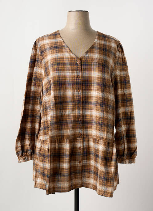 Cămașă maro SHEEGO femeie