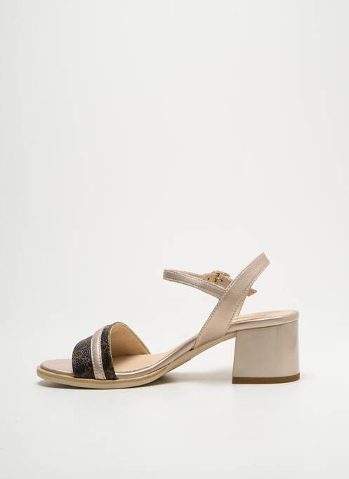 Sandale/Pantofi decupați auriu NERO GIARDINI femeie