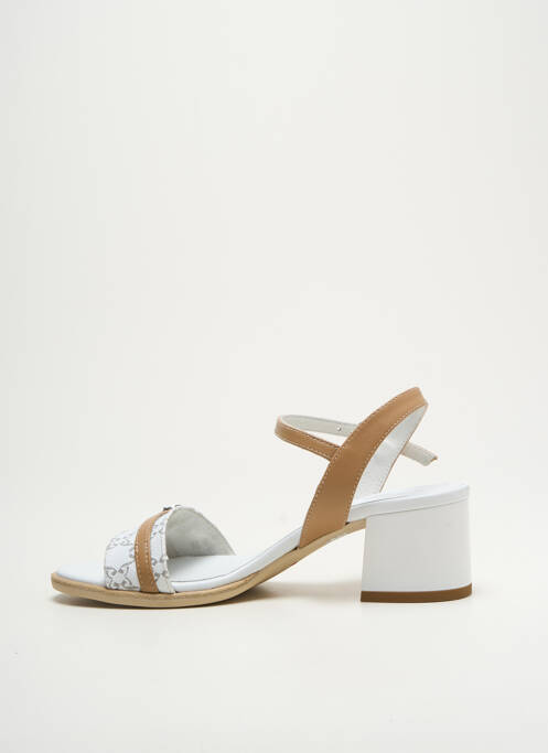 Sandale/Pantofi decupați alb NERO GIARDINI femeie