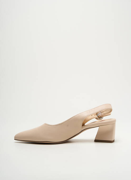 Pantofi cu toc bej HOGL femeie