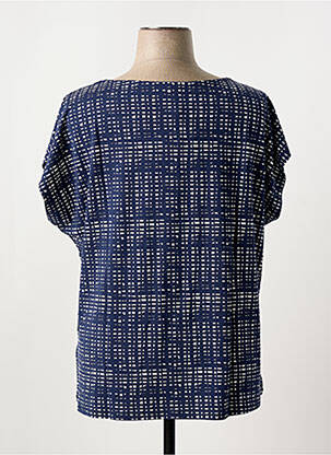 Tricou croială dreaptă mâneci scurte albastru SHEEGO femeie