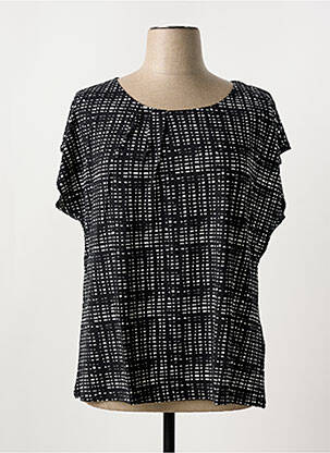 Tricou croială dreaptă mâneci scurte albastru SHEEGO femeie