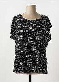Tricou croială dreaptă mâneci scurte albastru SHEEGO femeie