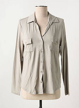 Cămașă bej MAJESTIC FILATURES femeie