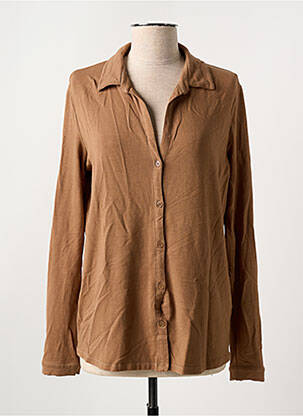 Cămașă maro MAJESTIC FILATURES femeie