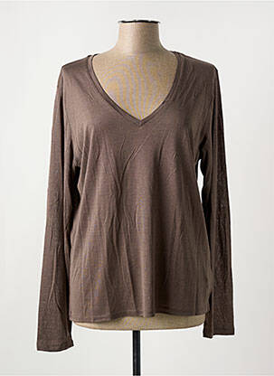 Tricou maro MAJESTIC FILATURES femeie