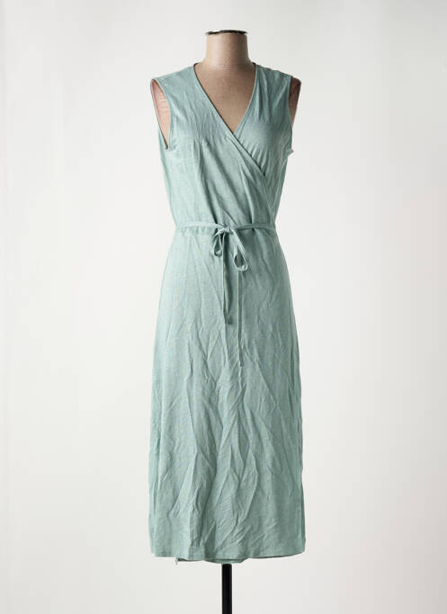 Rochie midi verde MAJESTIC FILATURES femeie