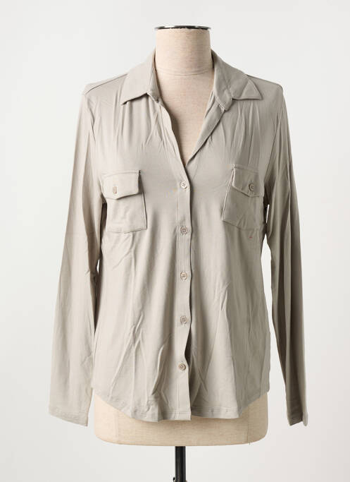 Cămașă bej MAJESTIC FILATURES femeie