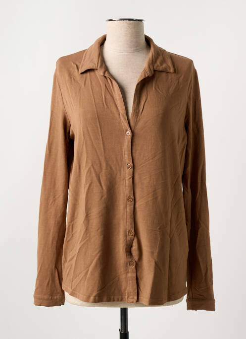 Cămașă maro MAJESTIC FILATURES femeie