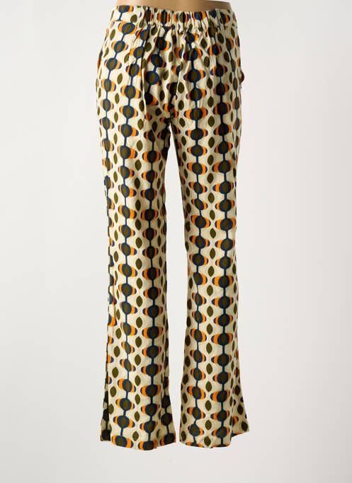 Pantalon evazat portocaliu STORIATIPIC femeie