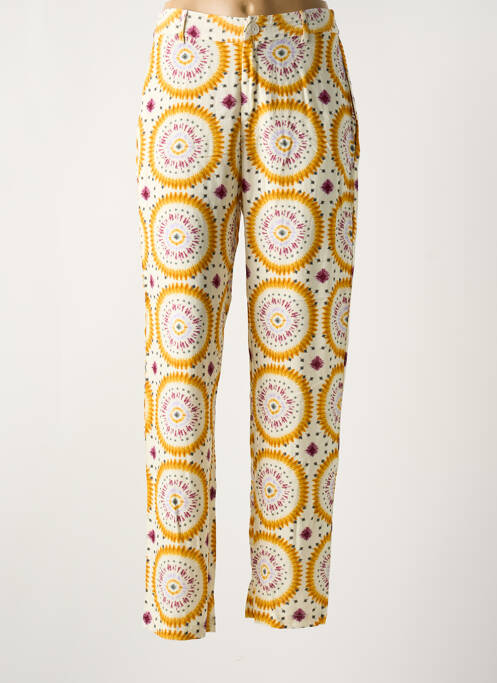 Pantalon drept portocaliu STORIATIPIC femeie