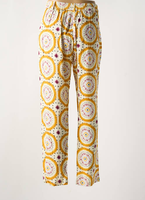 Pantalon drept portocaliu STORIATIPIC femeie