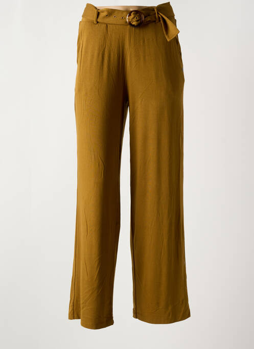 Pantalon drept elasticitate mărime normală maro SURKANA femme