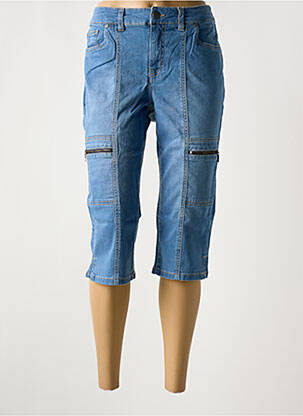 Pantalon trei sferturi albastru SHEEGO femeie