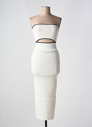 Rochie midi alb COPPEROSE femeie