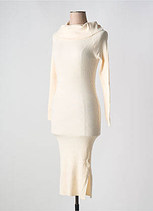 Rochie pulover bej ROSY DAYS femeie