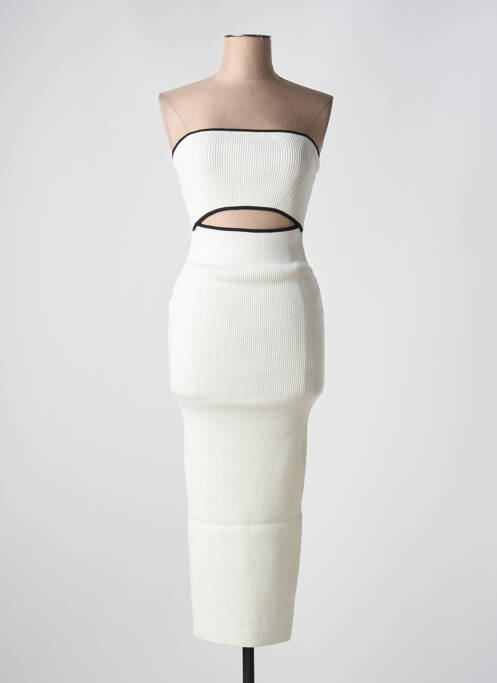 Rochie midi alb COPPEROSE femeie