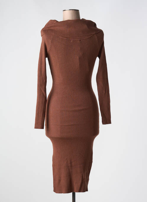 Rochie pulover maro ROSY DAYS femeie