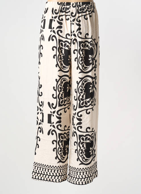 Pantalon larg bej FEELOOK femeie