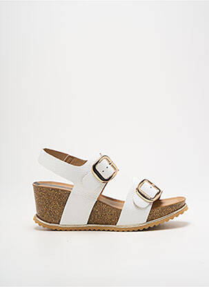 Sandale/Pantofi decupați alb TAKEME femeie