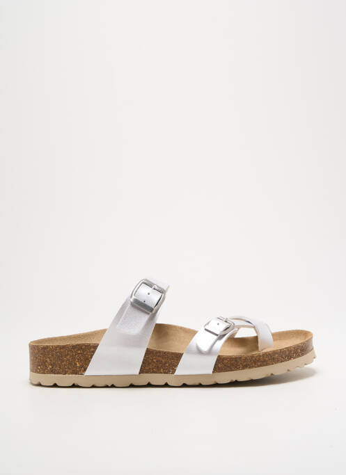 Șlapi argintiu TAKEME femeie