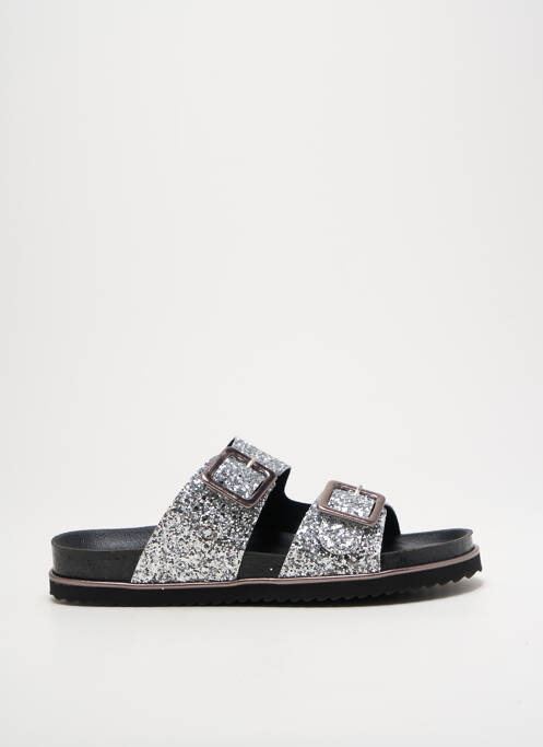 Mulete/Saboți argintiu TAKEME femeie