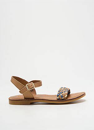 Sandale/Pantofi decupați maro ADOLIE fată