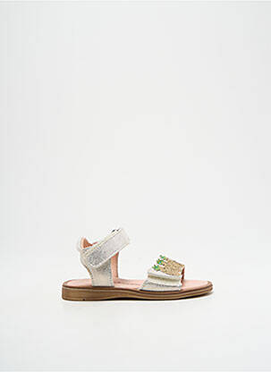 Sandale/Pantofi decupați alb ACEBOS fată