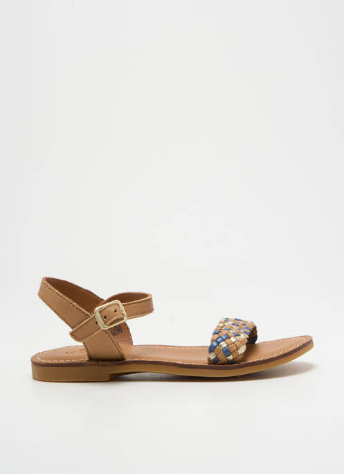 Sandale/Pantofi decupați maro ADOLIE fată