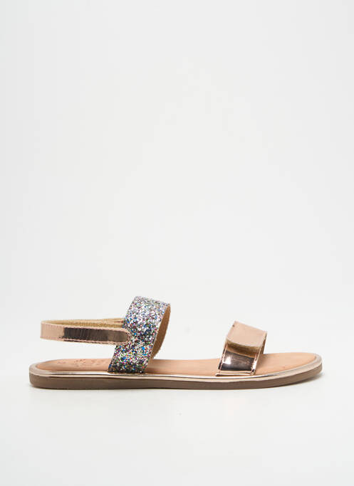 Sandale/Pantofi decupați roz MOD8 fată