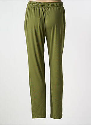 Pantalon slim talie elastică mărime normală verde DIANA GALLESI femeie