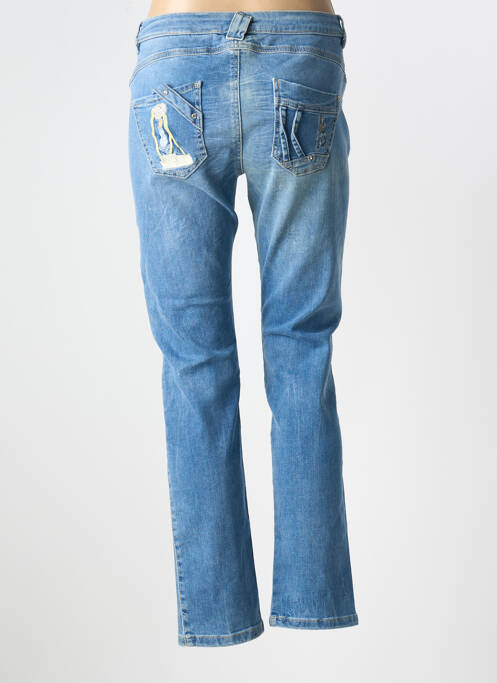 Blugi cu croială slim albastru ELISA CAVALETTI femeie