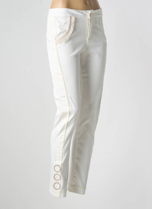 Pantalon slim alb ELISA CAVALETTI femeie