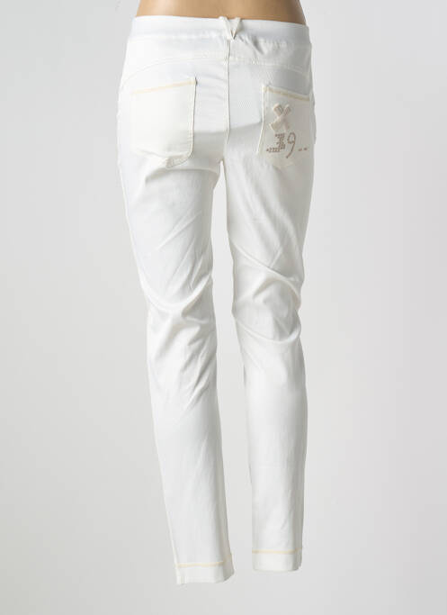 Pantalon slim alb ELISA CAVALETTI femeie