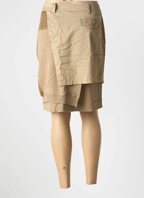 Fustă midi maro ELISA CAVALETTI femeie