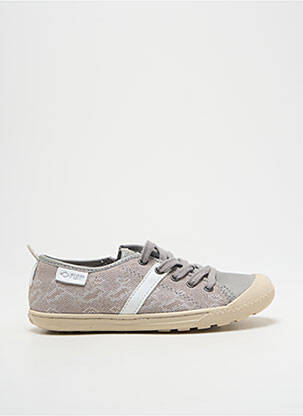 Adidași imprimare vârf rotund gri PALLADIUM fată