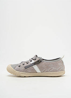 Adidași imprimare vârf rotund gri PALLADIUM fată