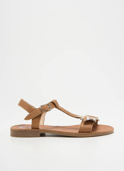 Sandale/Pantofi decupați maro SHOO POM fată