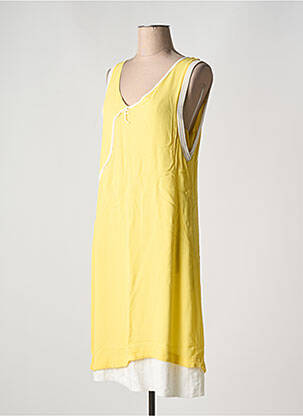 Rochie midi galben ELISA CAVALETTI femeie