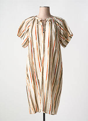 Rochie midi bej DIANA GALLESI femeie