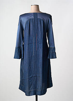 Rochie midi mâneci lungi mâneci lungi albastru ELISA CAVALETTI femeie