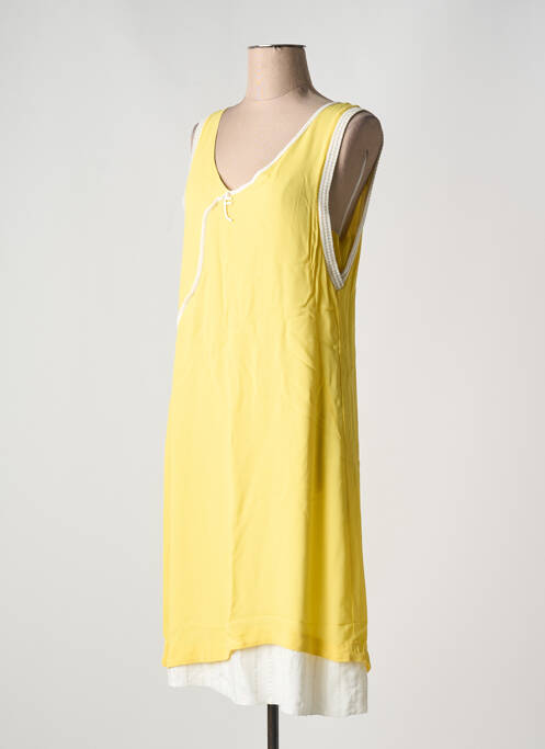 Rochie midi galben ELISA CAVALETTI femeie