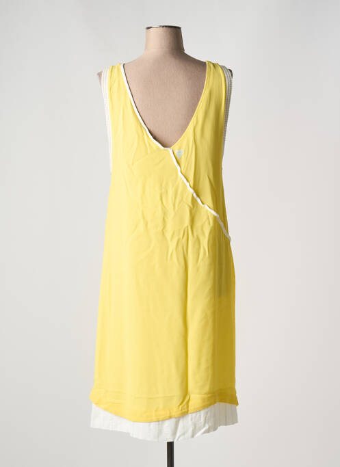 Rochie midi galben ELISA CAVALETTI femeie