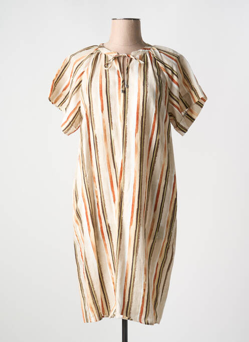 Rochie midi bej DIANA GALLESI femeie