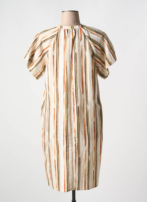 Rochie midi bej DIANA GALLESI femeie