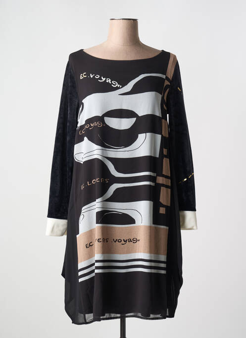 Rochie midi negru ELISA CAVALETTI femeie