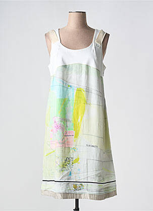 Rochie midi alb ELISA CAVALETTI femeie