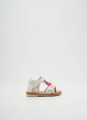 Sandale/Pantofi decupați alb NOËL fată