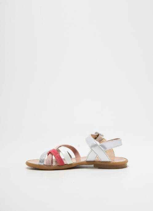 Sandale/Pantofi decupați argintiu REQINS fată